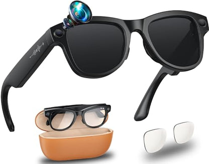 AI Smart Brille mit Kamera – 8 MP, Bluetooth & Sprachassistent