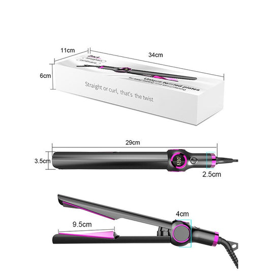 2-in-1 Haarglätter & Lockenstab – Perfekte Locken & Glattes Haar in Minuten