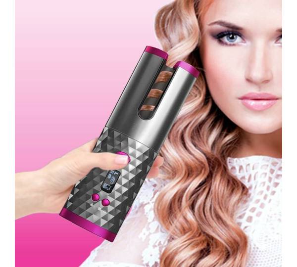 Wireless Automatic Hair Curler with LCD Display