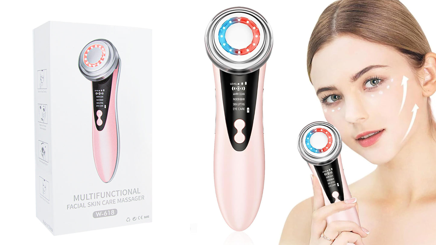 5in1 Gesichtsreinigungsgerät – Tiefenreinigung & Hautpflege mit LE